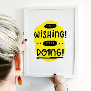 Stop Wishing! Start Doing! - Collaboration with Joanne Hawker - Stitchsperation