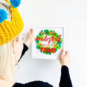 The Most Wonderful Time of the Year - Modern Christmas Cross Stitch Kit - Stitchsperation