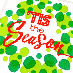 Tis the Season - Modern Christmas Cross Stitch Kit - Stitchsperation