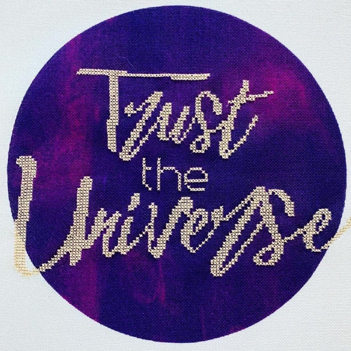 Trust The Universe - Limited Edition Modern Cross Stitch Kit - Stitchsperation