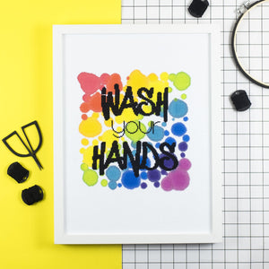 Wash your Hands - Modern Cross Stitch Kit - Stitchsperation